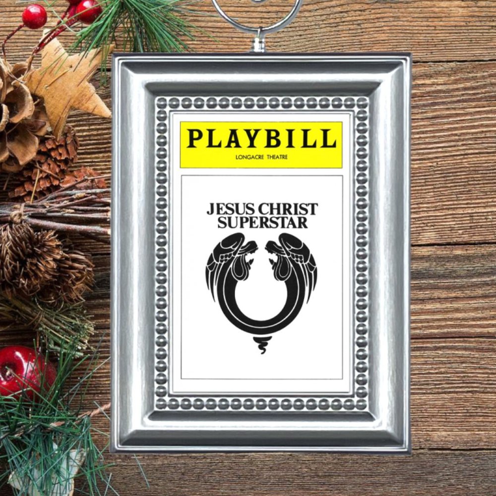 Jesus‎ Christ Superstar Broadway Musical Playbill Christmas Tree Ornament